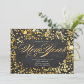 Invitation de nouvelles années de parties (Debout devant)