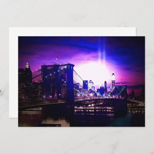 Invitation de nuit à New York (Devant / Derrière)