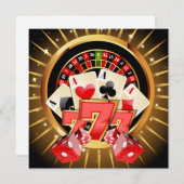 Invitation de nuit Casino (Devant / Derrière)