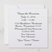 Invitation de nuit Casino (Dos)