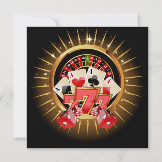 Invitation de nuit Casino (Devant)