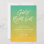 Invitation de nuit des filles Citrus Ombre Bachelo (Devant)