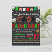 Invitation de nuit du casino de vacances (Debout devant)