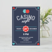 Invitation de nuit du casino Retro (Debout devant)