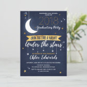 Invitation de nuit étoilée pour tout événement (Debout devant)