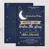 Invitation de nuit étoilée pour tout événement (Devant / Derrière)