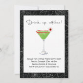 Invitation de nuit pour les filles d'Halloween (Devant)