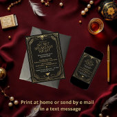 Invitation de nuit speakeasy secrète - Les Années