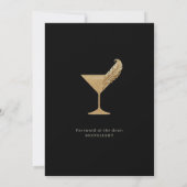 Invitation de nuit speakeasy secrète - Les Années (Dos)