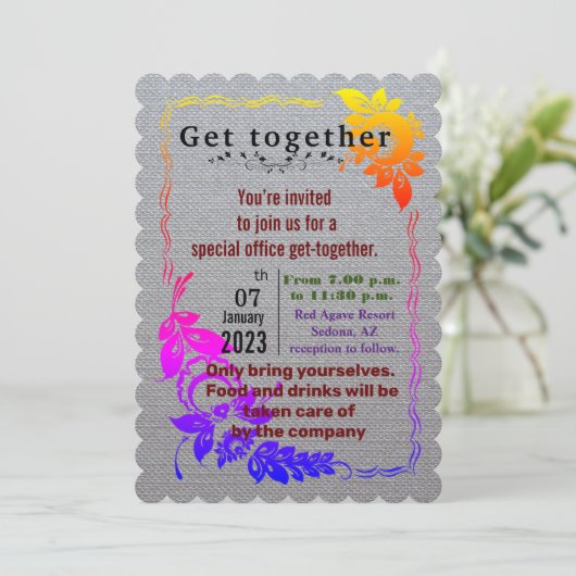 Invitation de Office Get Together (Debout devant)