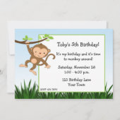 Invitation de oscillation de singe (Devant)