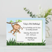 Invitation de oscillation de singe (Debout devant)