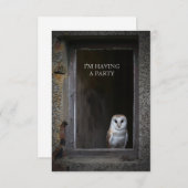 Invitation de Owl (Devant / Derrière)