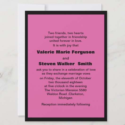 " Invitation de page de couverture de magazine du (Dos)