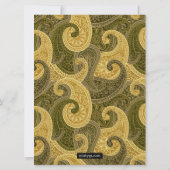 Invitation de Paisley Annaprashan (Premier Riz) (Dos)