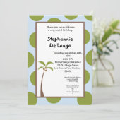 Invitation de palmiers 5x7 (Debout devant)