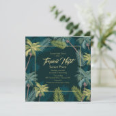 Invitation de palmiers tropicaux (Debout devant)