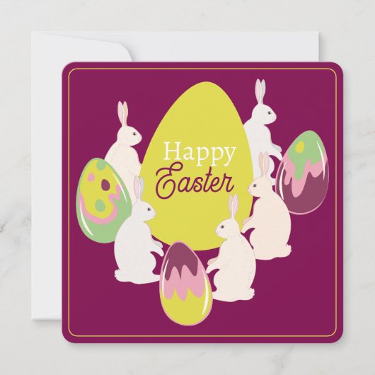 Invitation de Pâques. (Devant)