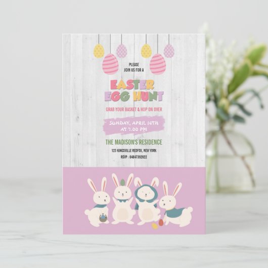 Invitation de Pâques (Debout devant)