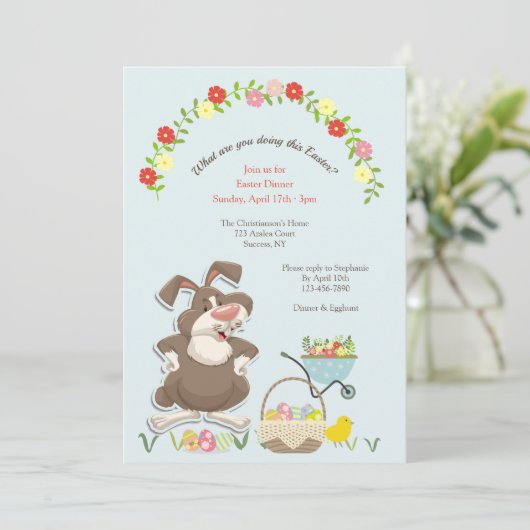 Invitation de Pâques (Debout devant)