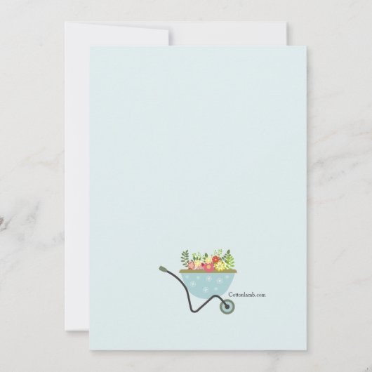 Invitation de Pâques (Dos)