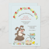 Invitation de Pâques (Devant / Derrière)