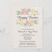 Invitation de Pâques, Brunch, Invitation de chasse (Devant / Derrière)