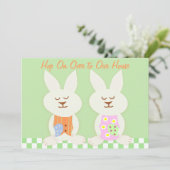 Invitation de Pâques Bunnies (Debout devant)