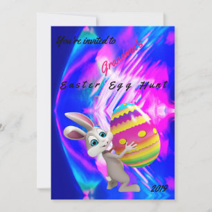 Invitation de Pâques - Chasse aux Oeufs de Pâques