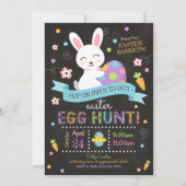 Invitation de Pâques, Fête de chasse aux œufs de P (Devant)