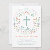 Invitation de Pâques - Religieux, Invitation de fê (Devant)