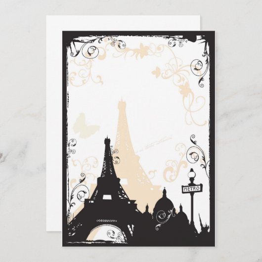 Invitation de Paris (Devant / Derrière)
