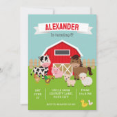 INVITATION DE PARTI AGRICOLE (Devant)