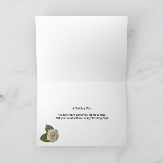 Invitation de participation au cortège de mariage (Intérieur)