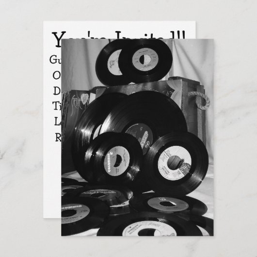 Invitation de partie (Devant / Derrière)