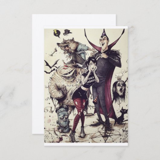 Invitation de partie (Devant / Derrière)