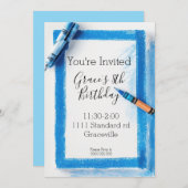 Invitation de partie Anniversaire de enfant simple (Devant / Derrière)