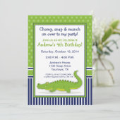 Invitation de partie d'alligator (Debout devant)