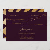 Invitation de partie d'anniversaire de couleur du (Devant / Derrière)