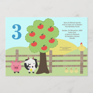 Invitation de partie d'anniversaire de enfant de