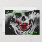 Invitation de partie d'apocalypse de zombi (Devant)