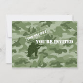 INVITATION DE PARTIE D'ARMÉE, INVITATION DE PARTIE (Dos)