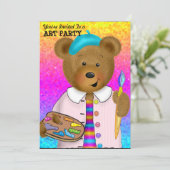 Invitation de partie d'art (Debout devant)