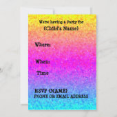 Invitation de partie d'art (Dos)