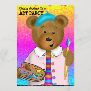 Invitation de partie d'art