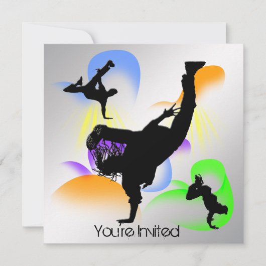 Invitation de partie de B-Boying (Devant)