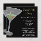 Invitation de partie de Bachelorette (Devant / Derrière)