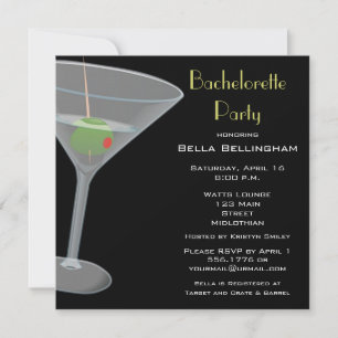 Invitation de partie de Bachelorette