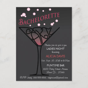 Invitation de partie de Bachelorette
