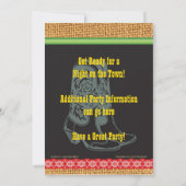 Invitation de partie de Bachelorette de cow-girl (Dos)